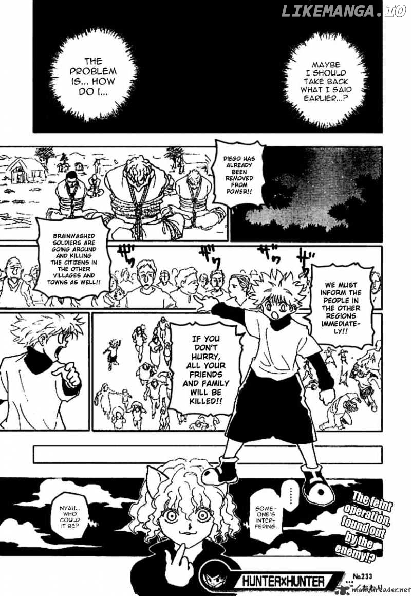 Hunter x Hunter, Chapter 233 image 15